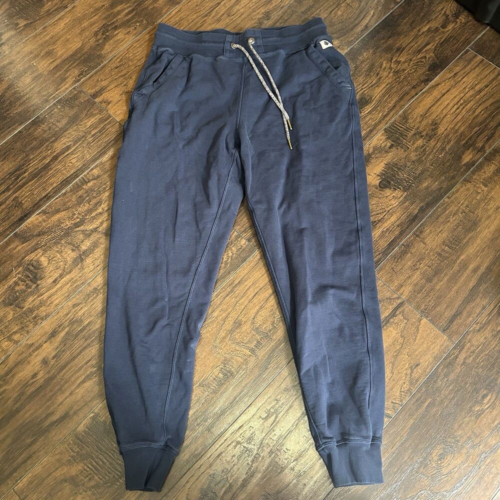 Stio Women’s Organic Cotton Jogger Sweatpants Pockets Blue Size Large